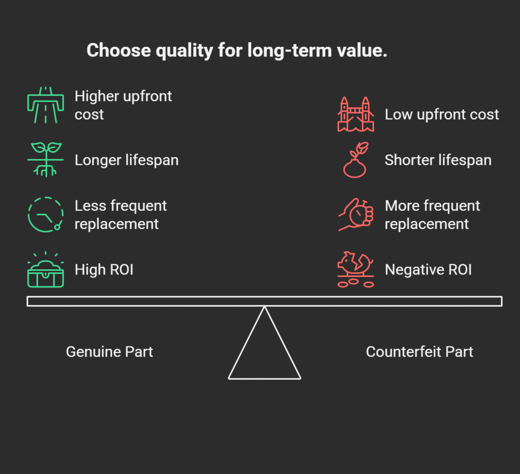 Skid steer parts ROI 