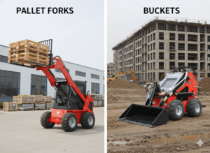 pallet forks and buckets