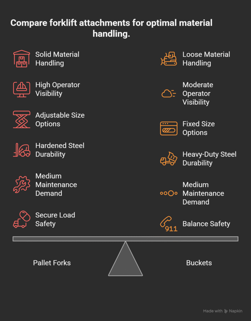Pallet forks vs buckets