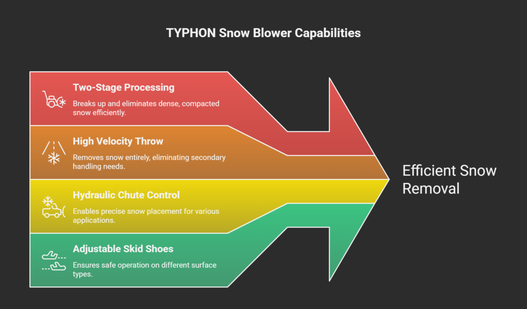Skid Steer Snow Blower - Commercial Snow Removal