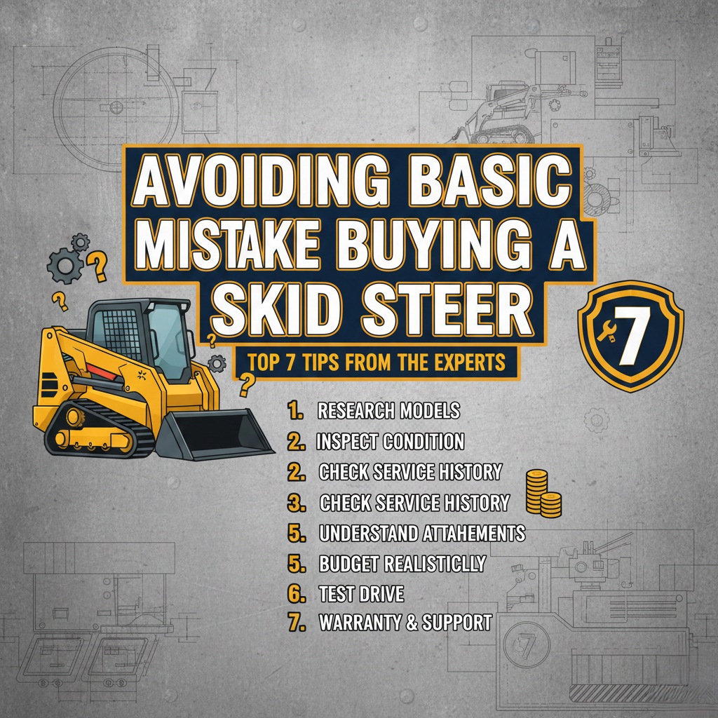 Top 7 Tips for Buying a skid steer