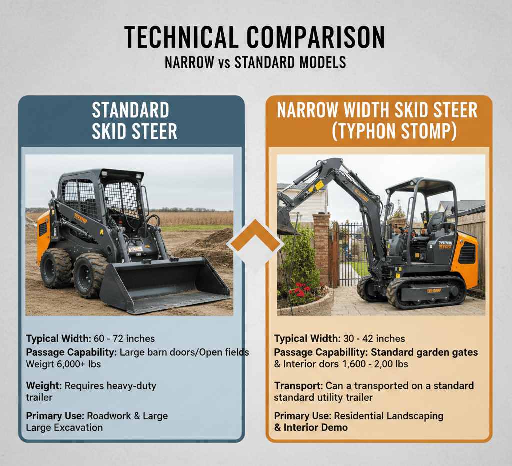 Typhon Stomp Narrow Width Skid Steer