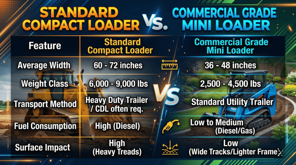 Commercial Grade Mini Loader Comparison