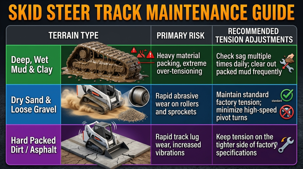 Skid steer track maintenance Guide